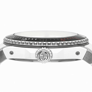 Gucci YA136329 Dive Tiger White Dial Men's Watch - WATCH & WATCH