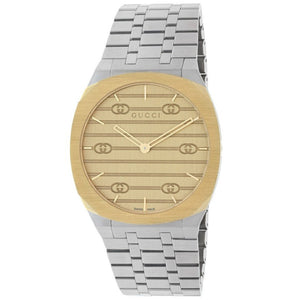 Gucci YA163403 25H 34mm Quartz Unisex Watch - WATCH & WATCH