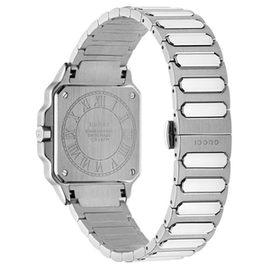 Gucci YA166504 G - Flat Silver Dial Unisex Watch - WATCH & WATCH