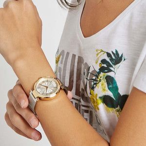 Guess W0638L7 Soho Quartz Crystal Silver Dial Ladies Watch - WATCH & WATCH