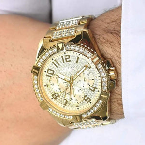 Guess W0799G2 Frontier Gold Men's Watch - WATCH & WATCH