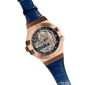 Maserati R8821108022 Automatic Skeleton Dial Rose Gold Men's Watch - WATCH & WATCH