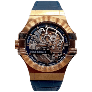 Maserati R8821108022 Automatic Skeleton Dial Rose Gold Men's Watch - WATCH & WATCH