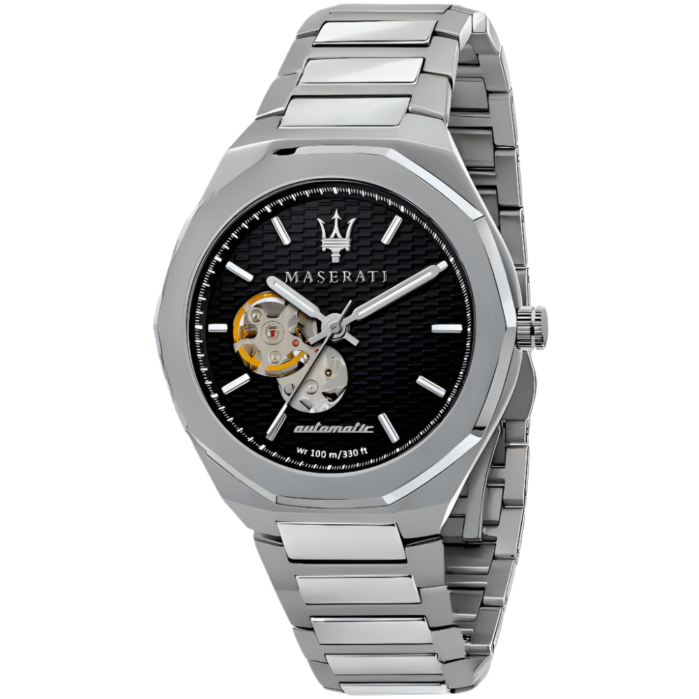 Maserati R8823142002 Automatic Black Dial Men's Watch - WATCH & WATCH
