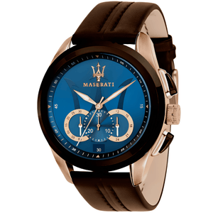 Maserati R8871612024 Traguardo Chronograph Blue Dial Men's Watch - WATCH & WATCH