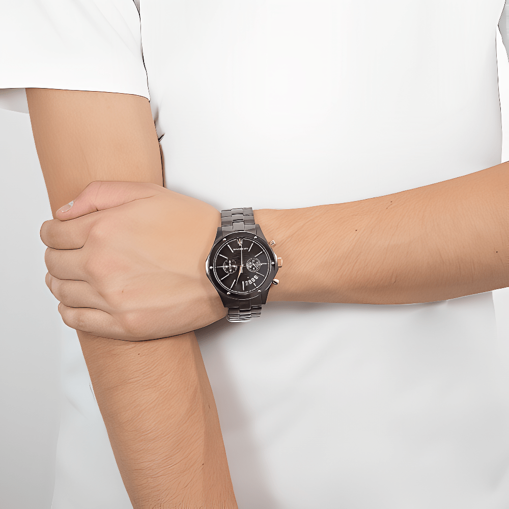 Maserati R8873627001 Circuito Black Dial Men's Watch - WATCH & WATCH