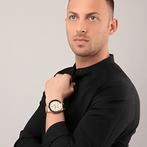 Maserati R8873640005 Sfida Chronograph Gold Dial Men's Watch - WATCH & WATCH