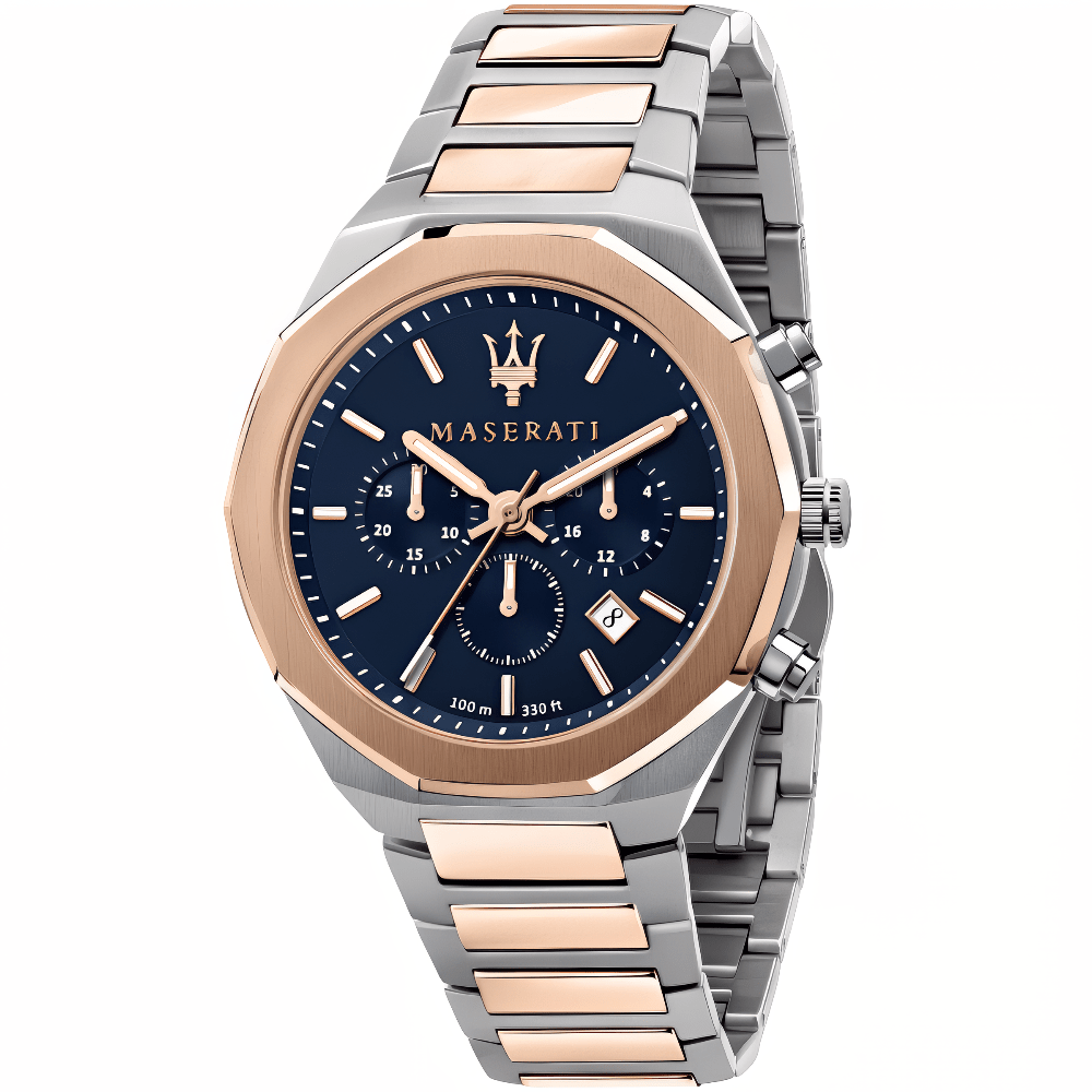 Maserati R8873642002 Stile Chronograph Two - Tone Men's Watch - WATCH & WATCH