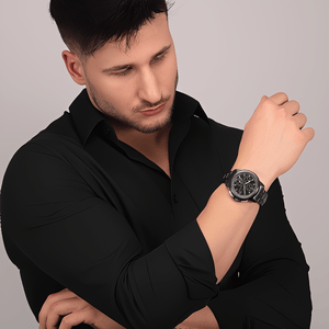 Maserati R8873645001 Successo Chronograph Black Dial Men's Watch - WATCH & WATCH