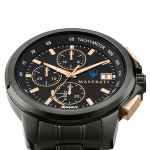 Maserati R8873645001 Successo Chronograph Black Dial Men's Watch - WATCH & WATCH
