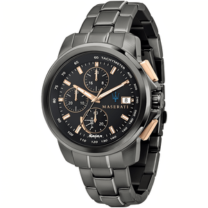 Maserati R8873645001 Successo Chronograph Black Dial Men's Watch - WATCH & WATCH
