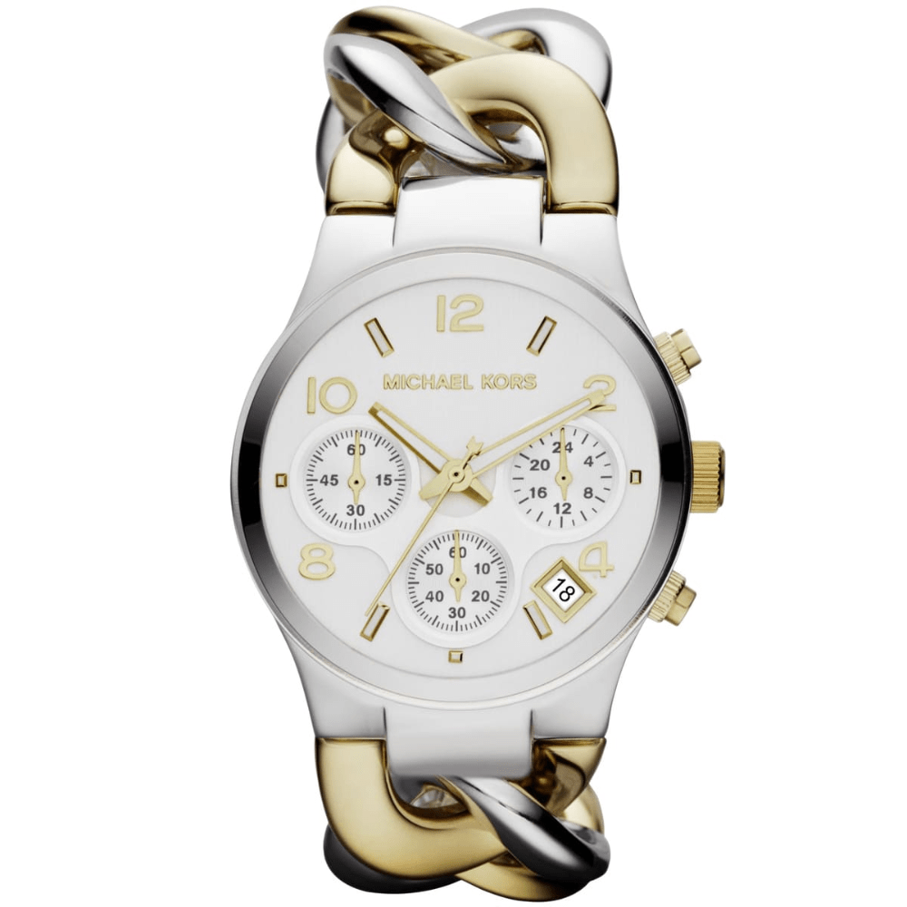 Michael Kors MK3199 Twist Chain Chronograph Ladies Watch - WATCH & WATCH