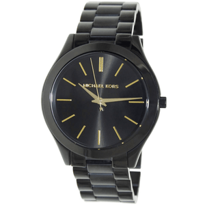 Michael Kors MK3221 Slim Runway Black Dial Ladies Watch - WATCH & WATCH