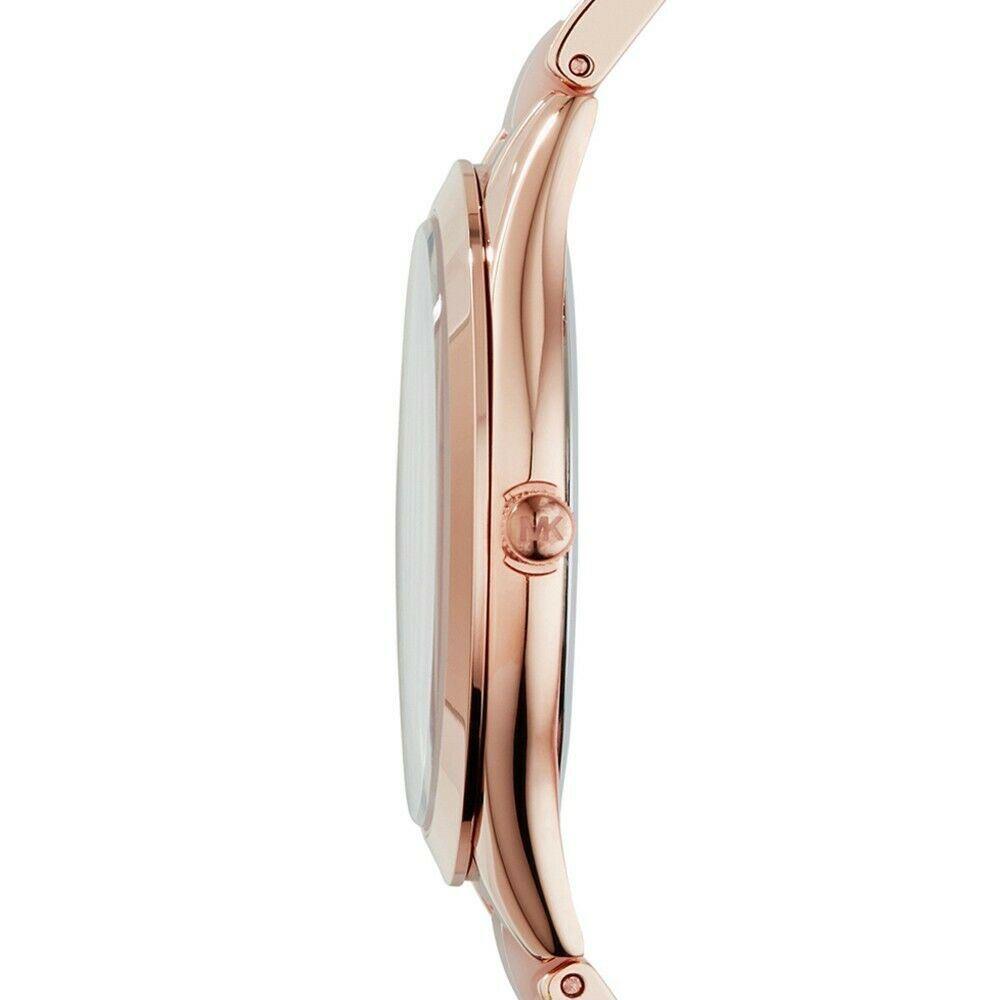 Michael Kors MK3223 Slim Runway Twist Rose Dial Women's Watch - WATCH & WATCH