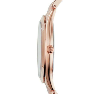 Michael Kors MK3223 Slim Runway Twist Rose Dial Women's Watch - WATCH & WATCH