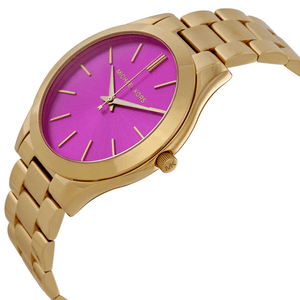Michael Kors MK3264 Runway Pink Dial Ladies Watch - WATCH & WATCH