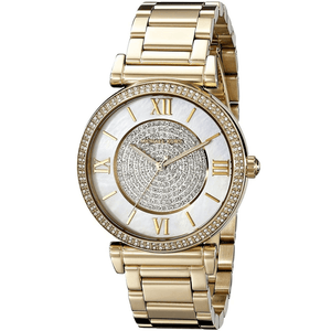 Michael Kors MK3332 Catlin Series Crystal Dial Ladies Watch - WATCH & WATCH