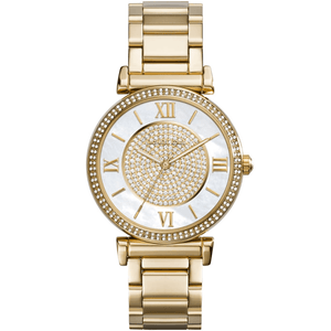 Michael Kors MK3332 Catlin Series Crystal Dial Ladies Watch - WATCH & WATCH