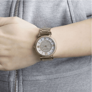 Michael Kors MK3332 Catlin Series Crystal Dial Ladies Watch - WATCH & WATCH