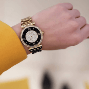Michael Kors MK3338 Catlin Series Crystal Dial Ladies Watch - WATCH & WATCH