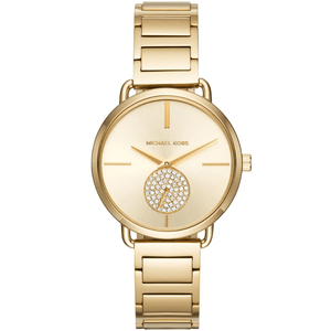 Michael Kors MK3639 Portia Gold Dial Ladies Watch - WATCH & WATCH