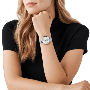Michael Kors MK3843 Portia Silver Dial Ladies Watch - WATCH & WATCH