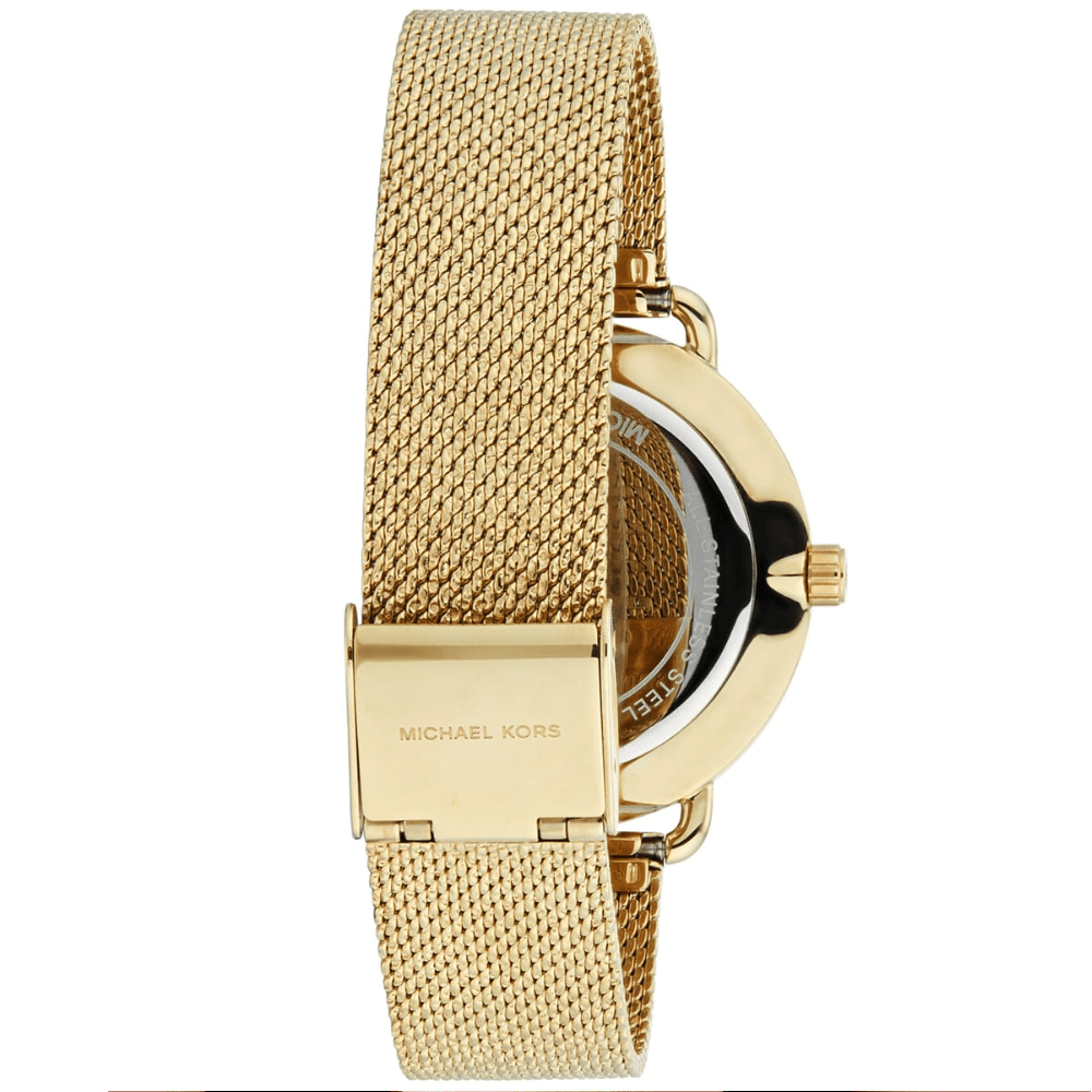 Michael Kors MK3844 Portia Gold Dial Ladies Watch - WATCH & WATCH