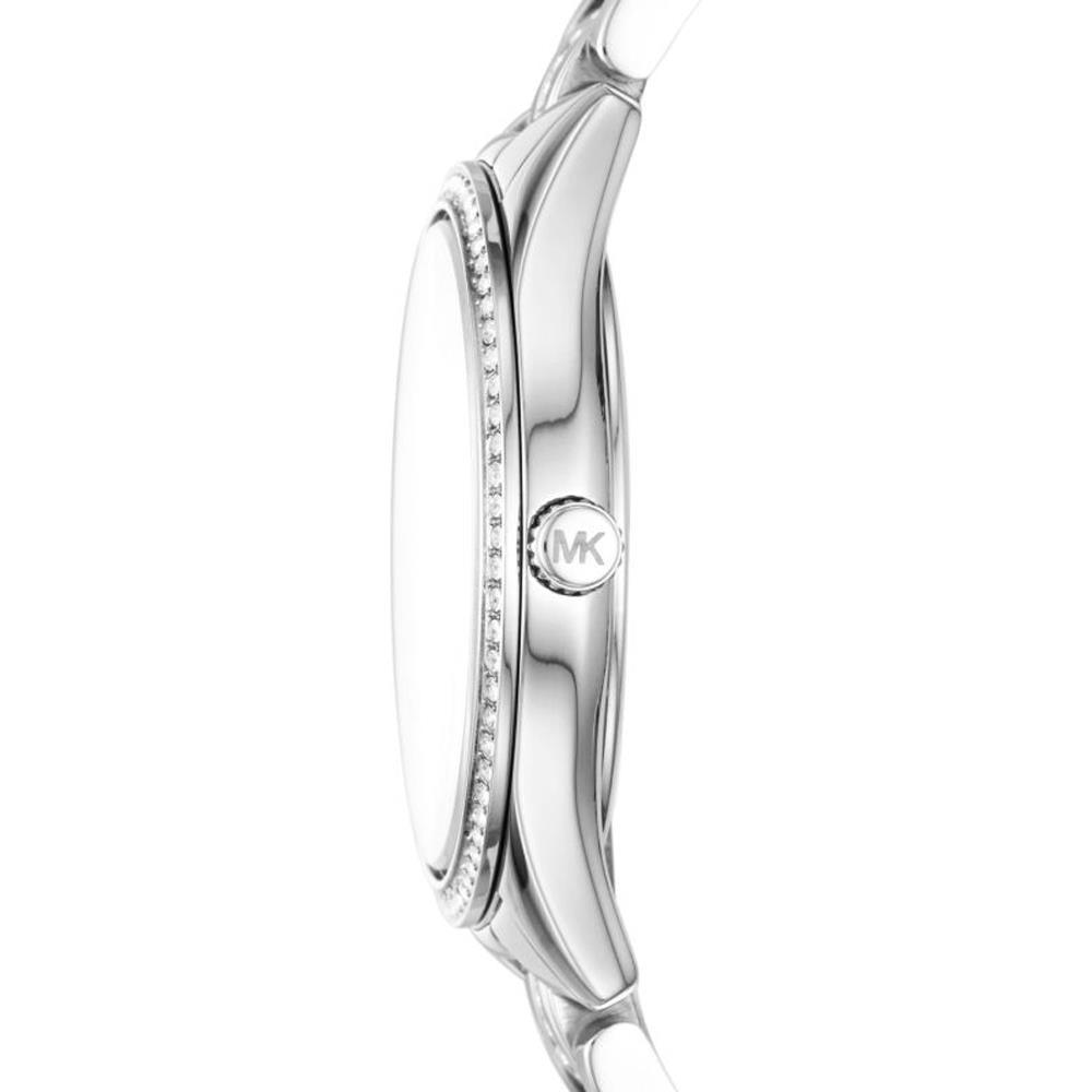 Michael Kors MK3900 Lauryn Crystal Mother Of Pearl Dial Women's Watch - WATCH & WATCH