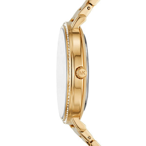 Michael Kors MK4593 Pyper Black MK Patterned Ladies Watch - WATCH & WATCH