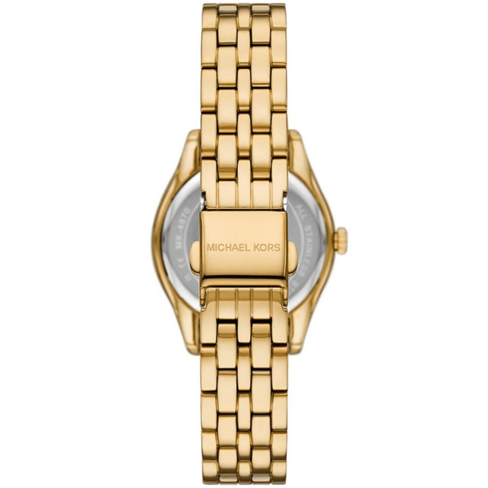 Michael Kors MK4870 Harlowe Green Dial Ladies Watch - WATCH & WATCH