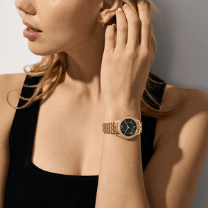 Michael Kors MK4870 Harlowe Green Dial Ladies Watch - WATCH & WATCH