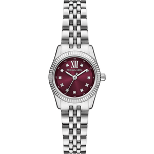 Michael Kors MK4968 Lexington Burgundy Dial Ladies Watch - WATCH & WATCH