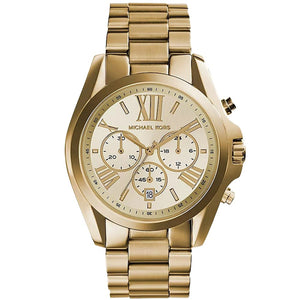 Michael Kors MK5605 Gold - Tone Bradshaw Ladies Watch - WATCH & WATCH