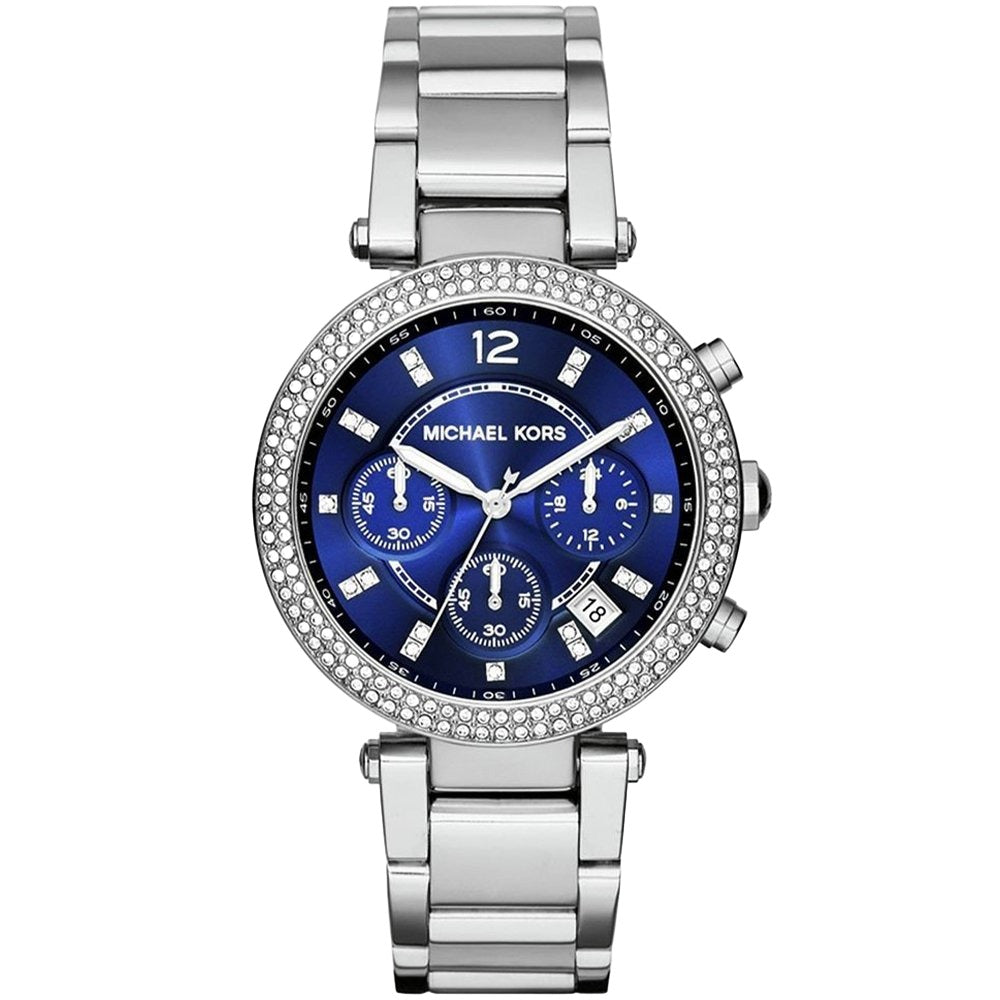 Michael Kors MK6117 Blue Dial Parker Ladies Watch WATCH WATCH