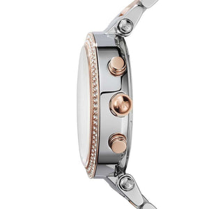 Michael Kors MK6141 Parker Ladies Glitzy Two Tone Watch - WATCH & WATCH