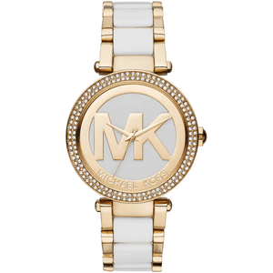 Michael Kors MK6313 Parker White Dial Ladies Watch - WATCH & WATCH