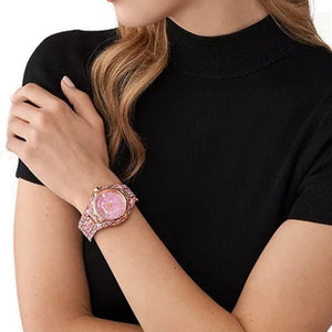 Michael Kors MK7343 Pave Rose Gold - Tone Ladies Watch - WATCH & WATCH