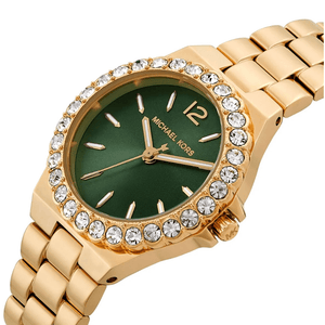 Michael Kors MK7395 Lennox Green Dial Ladies Watch - WATCH & WATCH