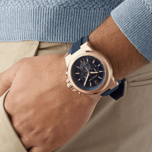 Michael Kors MK8295 Dylan Chronograph Navy Dial Men's Watch - WATCH & WATCH