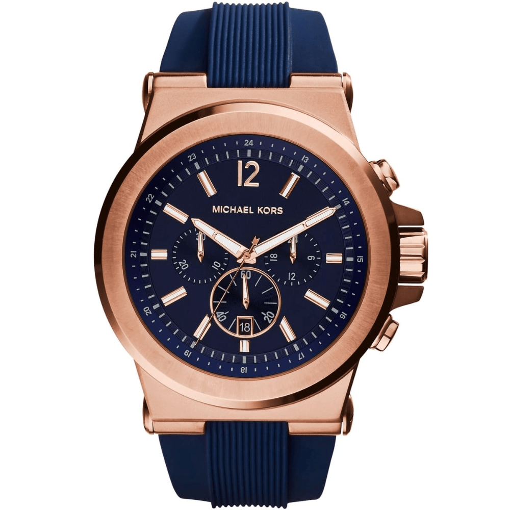 Michael Kors MK8295 Dylan Chronograph Navy Dial Men's Watch - WATCH & WATCH