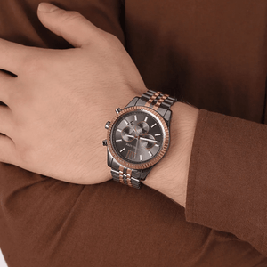 Michael Kors MK8561 Lexington Chronograph Grey Dial Men's Watch - WATCH & WATCH