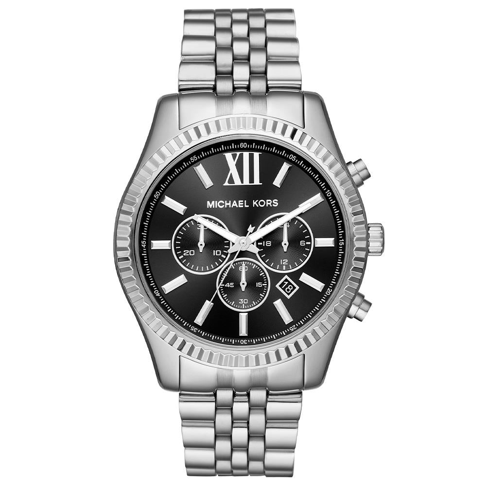 Michael Kors MK8602 Lexington Chronograph Black Dial Men's Watch - WATCH & WATCH