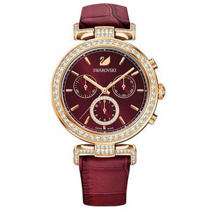Swarovski 5416701 Era Journey Dark Red Rose - Gold Tone PVD Women's Watch - WATCH & WATCH