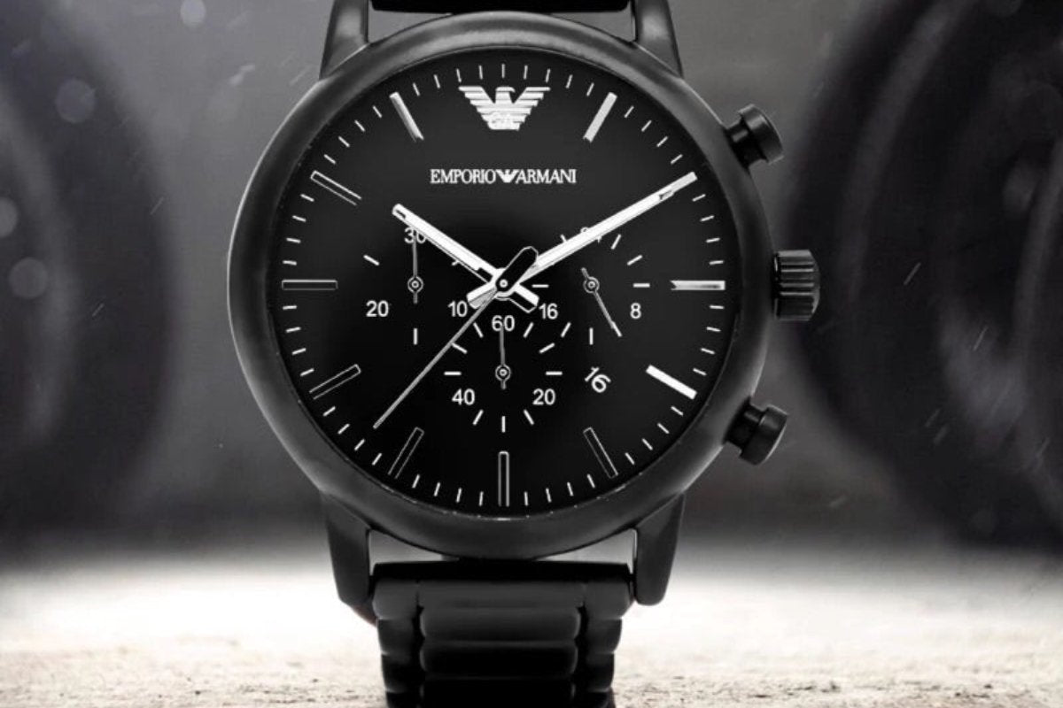 Black Watch Lovers, Here Are 2024's Trending Emporio Armani Chronographs - WATCH & WATCH