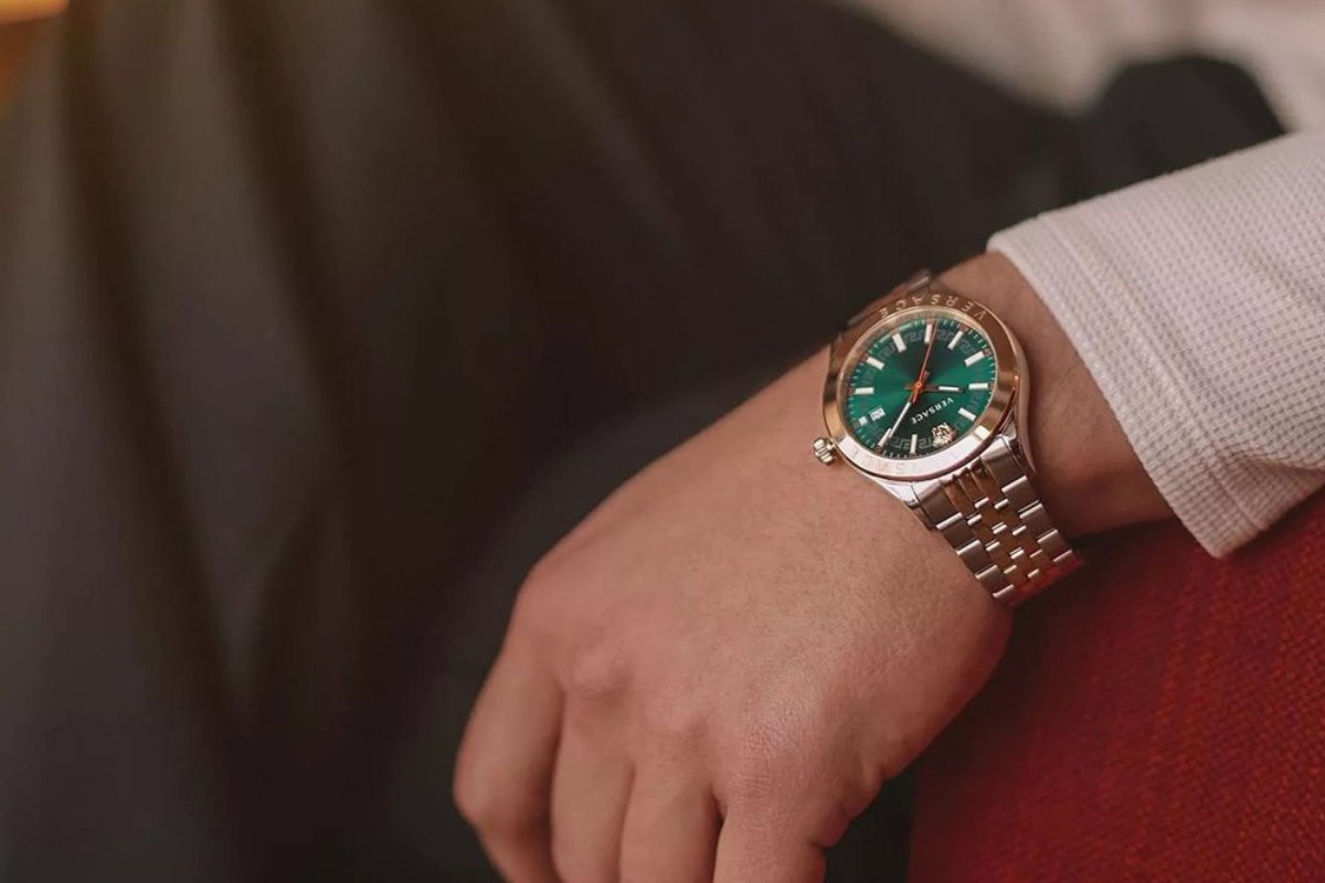 Let Your Inner Legend Out: Impress with A Versace Green Dial Watch - WATCH & WATCH