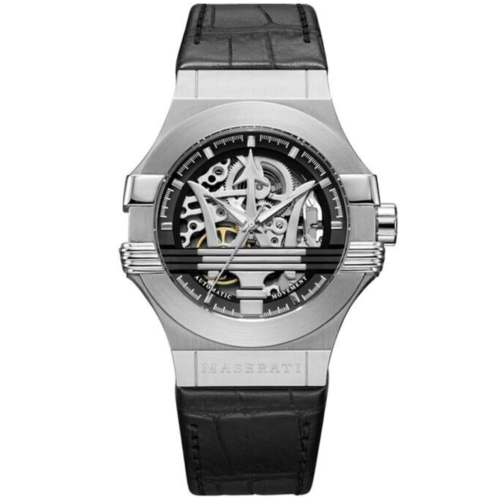 Maserati R8821108001 Potenza Automatic Black Dial Men's Watch