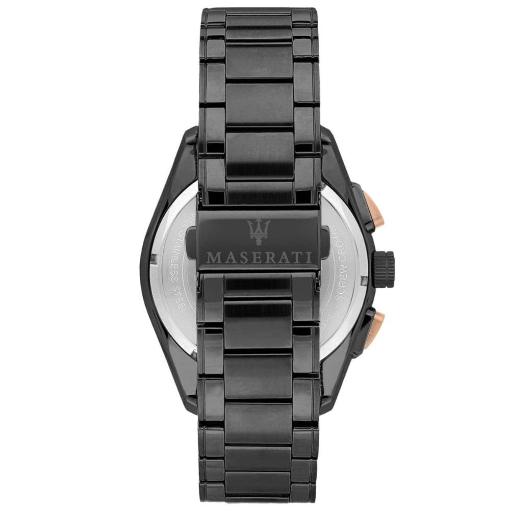 Maserati R8873612016 Traguardo Chronograph Black Dial Men's Watch