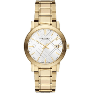 Burberry BU9003 White Dial Stainless Steel Unisex Watch - WATCH & WATCH