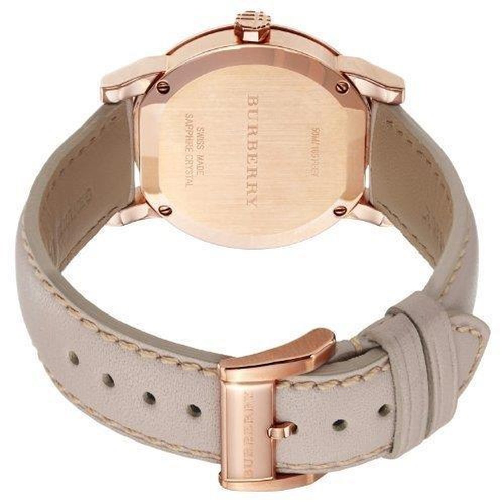 Burberry BU9014 Tan Dial Leather Strap Women s Watch WATCH WATCH