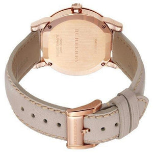 Burberry BU9014 Tan Dial Leather Strap Women's Watch - WATCH & WATCH